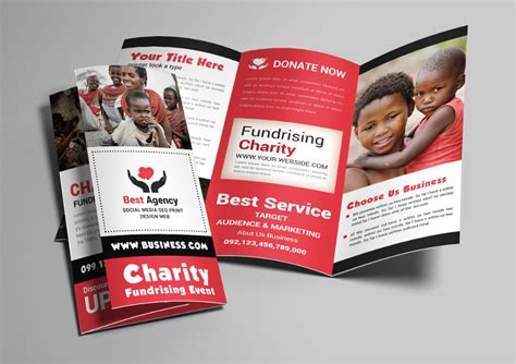 charity brochure templates